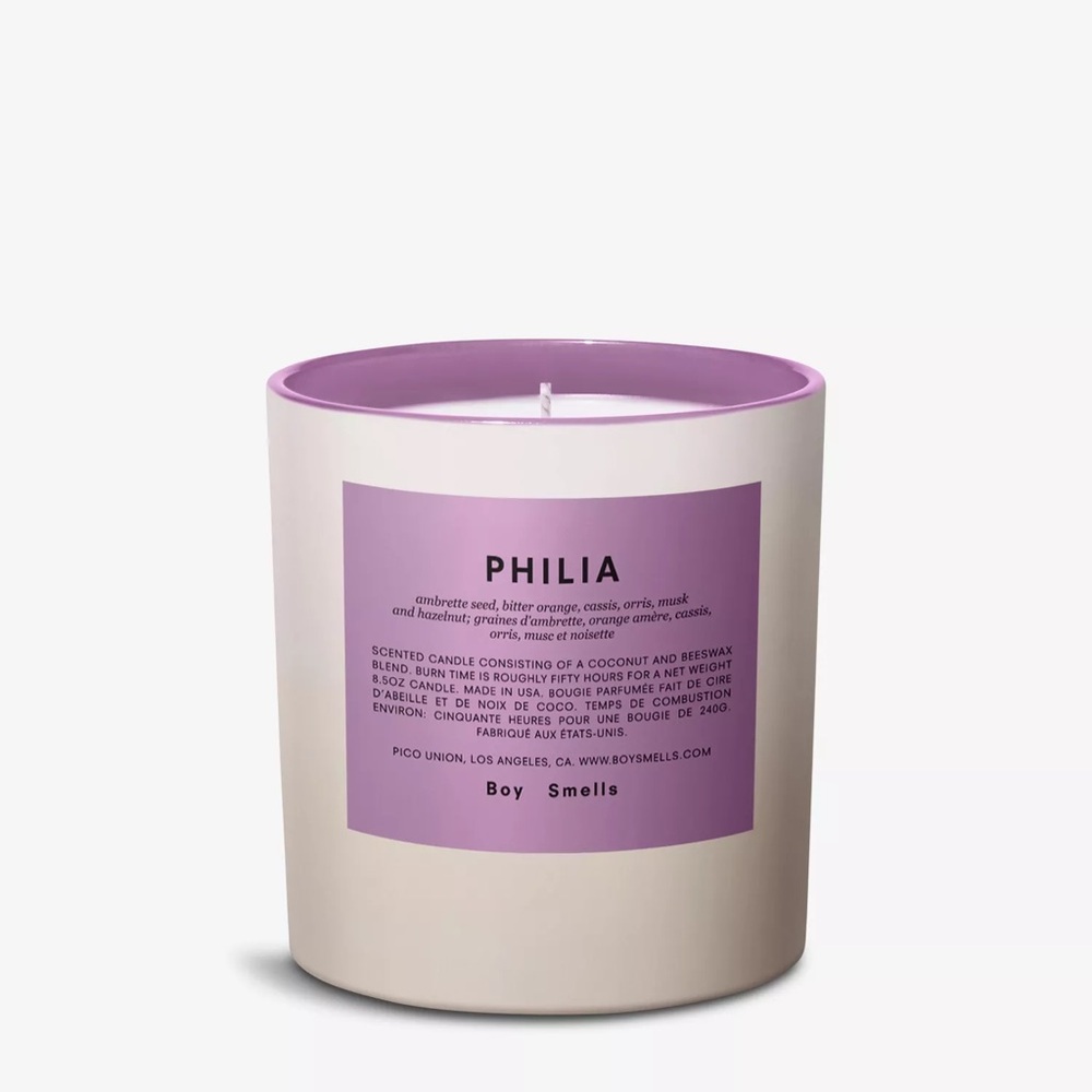 Boy Smells NIB Philia Limited Edition Pride Bougie Scented Candle 240g Violet